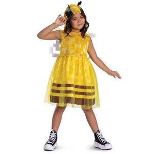 Minecraft Bee Costume Dress Size L